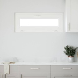 Fenêtre de sous-sol RISOR 110 x 40 cm PVC et verre Blanc 636717636717