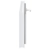 Fenêtre de sous-sol RISOR 110 x 40 cm PVC et verre Blanc 636717636717