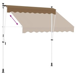 Auvent rétractable manuel Beige 400 cm 636718636718