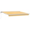 Auvent rétractable Sable 300 x 250 cm Tissu et Métal 636729636729