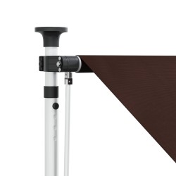 Auvent rétractable manuel Marron 250 cm 636737636737