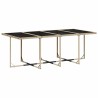 Ensemble à manger de jardin et coussins 9 pcs mélange beige 636755636755