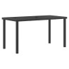 Ensemble de salle à manger pour jardin 5 pcs Noir et anthracite 636756636756