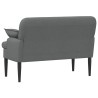 Canapé love seat avec capitonnage en boutons Gris foncé Tissu 636760636760