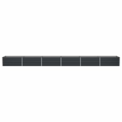 Jardinière Anthracite 600 x 80 x 45 cm Acier 636767636767
