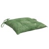 Coussins de chaise lot de 4 à motif de feuilles 40x40x7 cm 636768636768