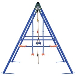 Ensemble de balançoires d'extérieur Multicolore Acier et PE 636769636769