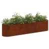Jardin surélevé Acier patiné 200 x 40 x 40 cm 636770636770