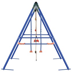 Ensemble de balançoires d'extérieur Multicolore Acier et PE 636772636772