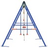Ensemble de balançoires d'extérieur Multicolore Acier et PE 636772636772