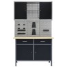 Établi avec 3 panneaux muraux et 1 armoire 636775636775