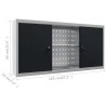 Établi avec 3 panneaux muraux et 1 armoire 636775636775