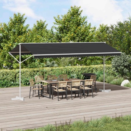 Auvent autoportant Anthracite 5 x 3 m Polyester 636781636781