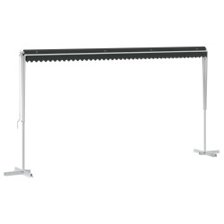 Auvent autoportant Anthracite 5 x 3 m Polyester 636781636781