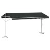 Auvent autoportant Anthracite 5 x 3 m Polyester 636781636781