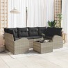 Ensemble de canapé de jardin Gris clair 55 x 55 x 37 cm 636788636788