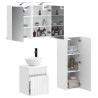 Ensemble de mobilier de salle de bain 4 pcs Blanc 636793636793