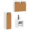 Ensemble de mobilier de salle de bain 4 pcs Blanc 636793636793