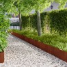 Bordure de Pelouse 20 pcs 103 x 30 cm Acier Rouillé 636803636803