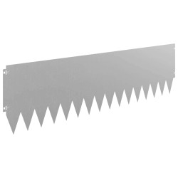 Bordure de Pelouse 20 pcs 103 x 30 cm Acier Rouillé 636803636803