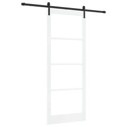 Porte coulissante ORKDAL Blanc et Noir 93 x 232 cm 636810636810