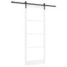 Porte coulissante ORKDAL Blanc et Noir 93 x 232 cm 636810636810