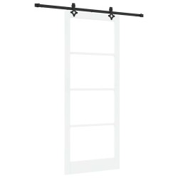 Porte coulissante ORKDAL Blanc et Noir 93 x 232 cm 636813636813