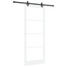 Porte coulissante ORKDAL Blanc et Noir 93 x 232 cm 636813636813