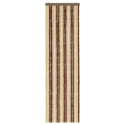 Rideau anti-insectes en chenille Marron et beige 56 x 200 cm 636820636820
