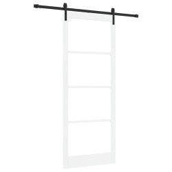 Porte coulissante ORKDAL Blanc et Noir 93 x 232 cm 636831636831