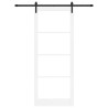 Porte coulissante ORKDAL Blanc et Noir 93 x 232 cm 636831636831