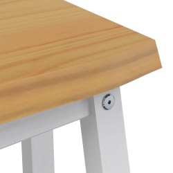 Banc de salle à manger EKAI Blanc 91,5 x 29 x 45,5 cm 636849636849