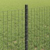 Clôture en fil soudé avec poteaux 25 x 0,6 m Gris Maille 636851636851