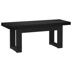 Banc de salle à manger NOAIN 120 x 41 x 45 cm Pin massif Noir 636854636854