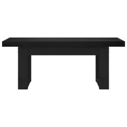 Banc de salle à manger NOAIN 120 x 41 x 45 cm Pin massif Noir 636854636854