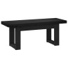 Banc de salle à manger NOAIN 120 x 41 x 45 cm Pin massif Noir 636854636854