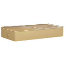 Boîte de rangement avec fenêtre transparente 6 pcs Crème 636860636860