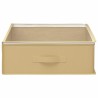 Boîte de rangement avec fenêtre transparente 6 pcs Crème 636860636860