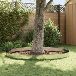 Bordure de Pelouse 10 pcs 103 x 25 cm Acier Argenté 636867636867