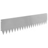 Bordure de Pelouse 10 pcs 103 x 25 cm Acier Argenté 636867636867