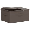 Boîte de rangement 6 pcs Gris 43 x 34 x 23 cm Tissu intissé 636869636869