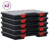Boîtes d'assortiment 10 pcs 40x30x5 cm Polypropylène 636870636870