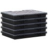 Boîtes d'assortiment 10 pcs 40x30x5 cm Polypropylène 636870636870