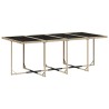 Ensemble à manger de jardin et coussins 9 pcs mélange beige 636879636879