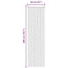 Rideau anti-insectes en chenille Gris et blanc 56 x 200 cm 636880636880