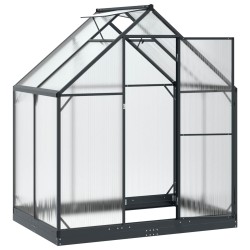 Serre de jardin avec porte Anthracite 183,5 x 123 x 207 cm 636886636886