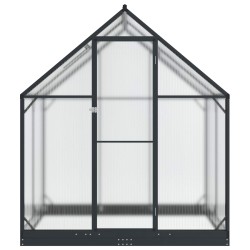 Serre de jardin avec porte Anthracite 183,5 x 123 x 207 cm 636886636886
