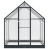 Serre de jardin avec porte Anthracite 183,5 x 123 x 207 cm 636886636886
