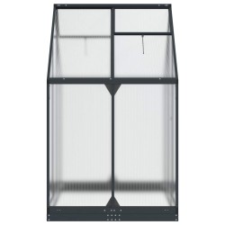 Serre de jardin avec porte Anthracite 183,5 x 123 x 207 cm 636886636886