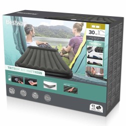 Bestway Matelas pneumatique Noir 203 x 152 x 22 cm PVC 636888636888